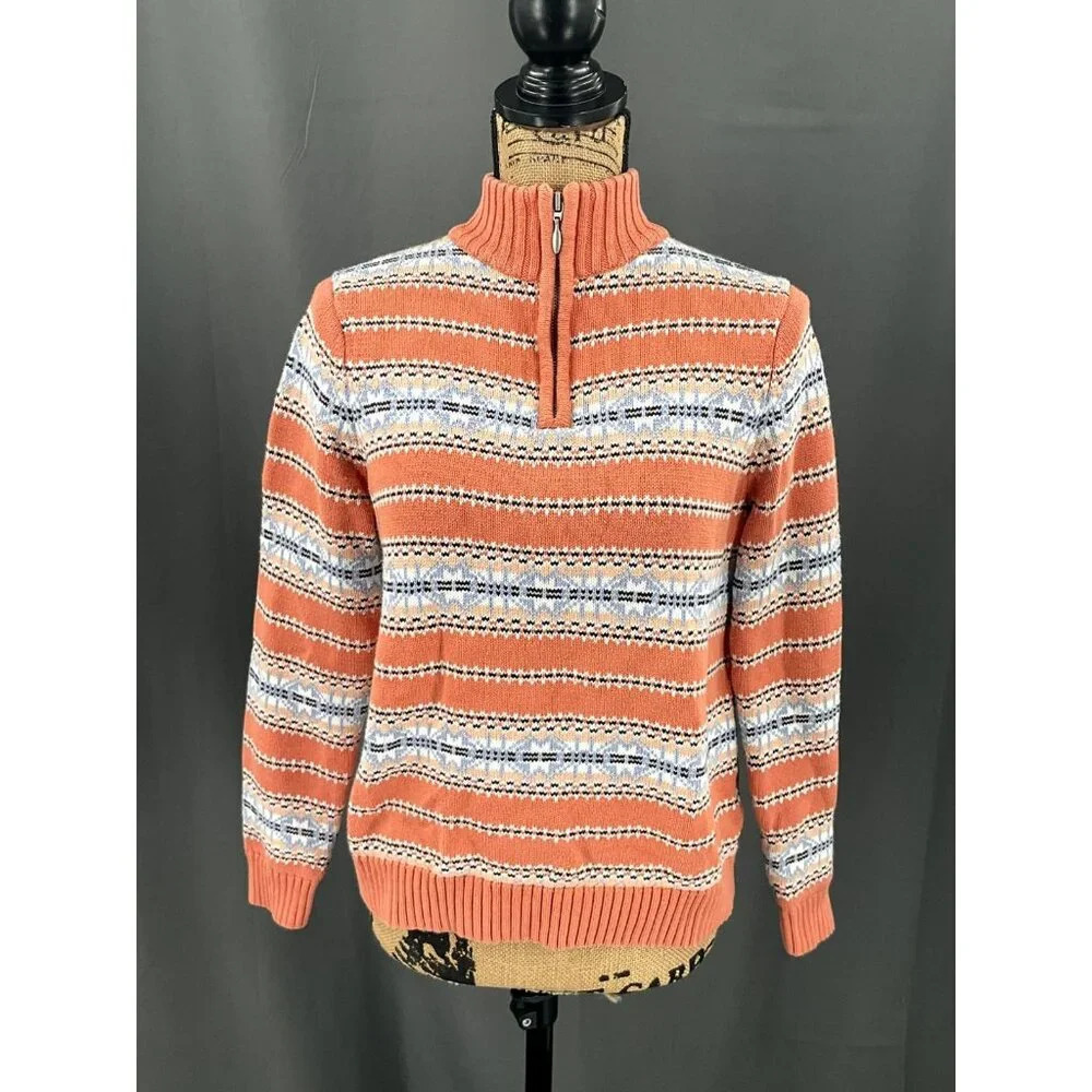 Northern Reflections Sweater Women Medium‎ High Neck North Isles Cotton Pullover
